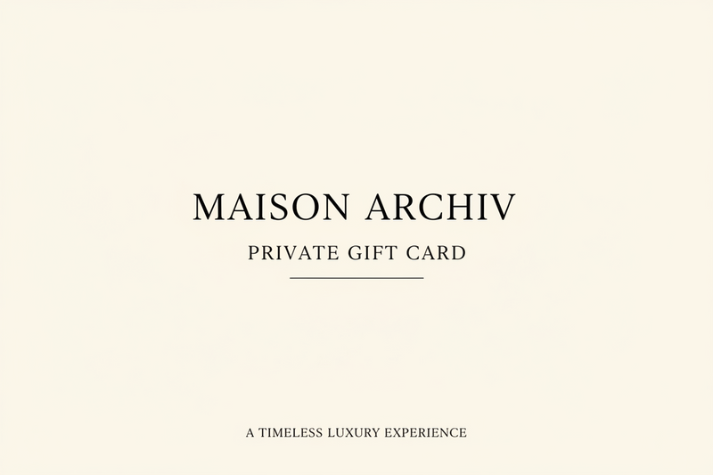 MAISON ARCHIV PRIVATE GIFT CARD